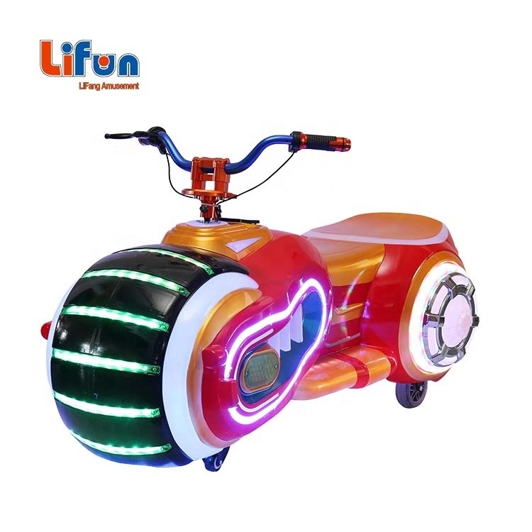 Hot Selling Kids Outdoor Ground motorbike Rides Games Electric bumper Car 12v Battery Operated Amusement Funfair car Rides