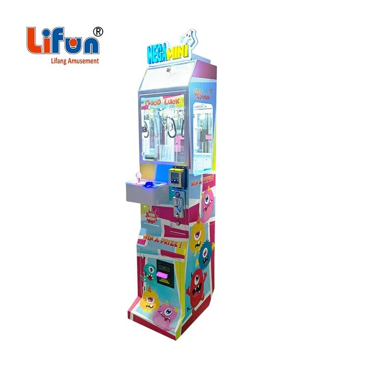 Lifun Small Claw Crane Machine Arcade Toys Plush Coin Operated Games Mega Mini Claw Machine