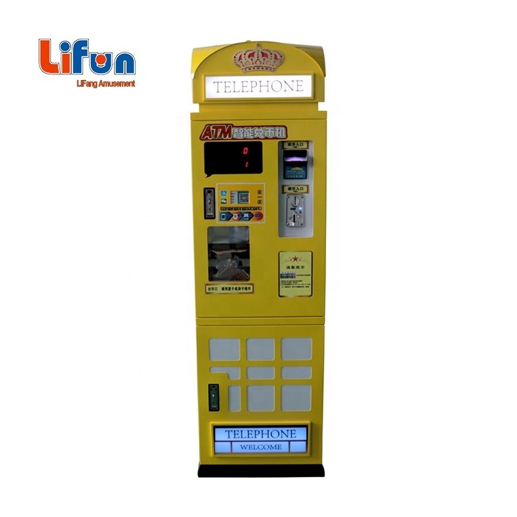 Factory Wholesale Multipurpose Token Dispenser Arcade ATM Bank Coin Exchange Machine For Laundry Machine