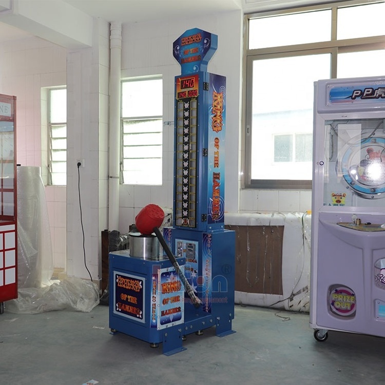 Factory Wholesale Coin Operated King Of Hammer Arcade boxing sport Game Machine adult Big Punch Boxing Game Machine For Sale