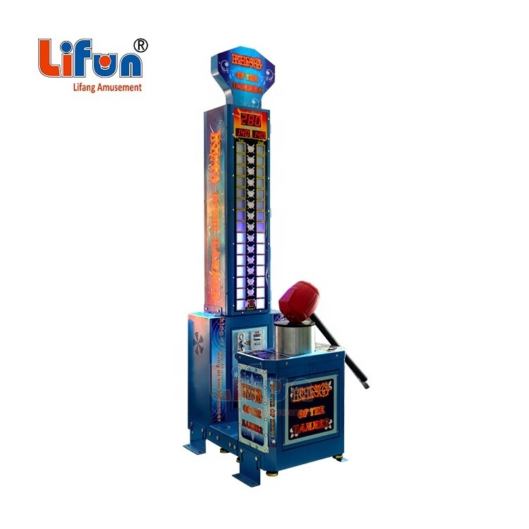 Factory Wholesale Coin Operated King Of Hammer Arcade boxing sport Game Machine adult Big Punch Boxing Game Machine For Sale