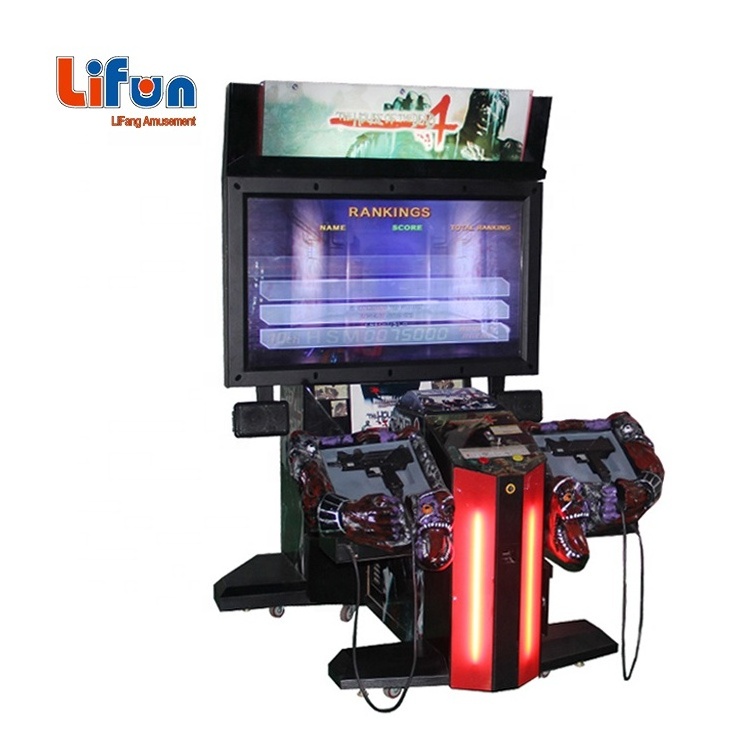 C01 High Quality Amusement Zone Video Gun Sminulator Coin Operated House Of The Dead 4 Arcade Shooting Game Machine