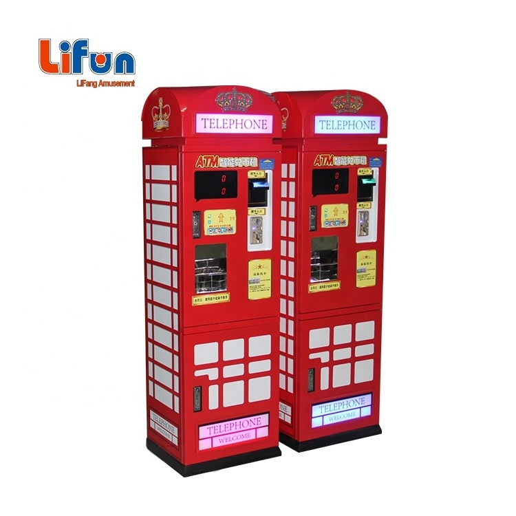 Factory Wholesale Multipurpose Token Dispenser Arcade ATM Bank Coin Exchange Machine For Laundry Machine