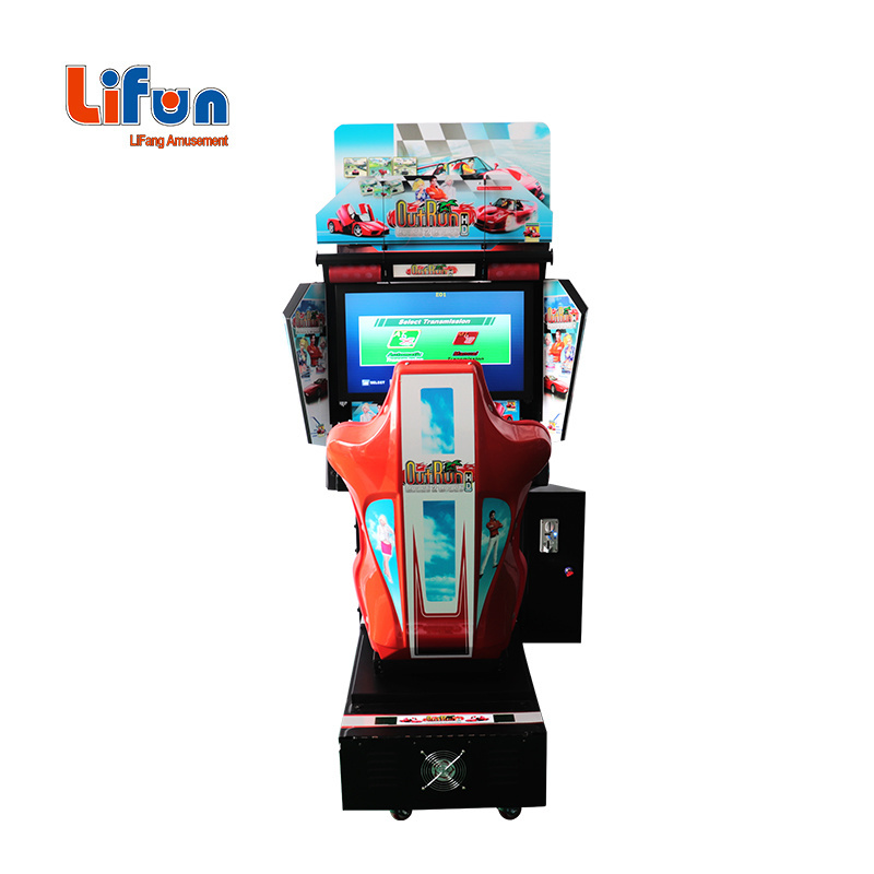 A01 Low Price India Electronic Simulator Outrun Video Coin Operated Car Racing Arcade Game Machine For Game Center