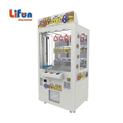 Factory Wholesale Coin Operated push keyhole Prize Vending game machine Golden Key Master Machine With Bill Acceptor