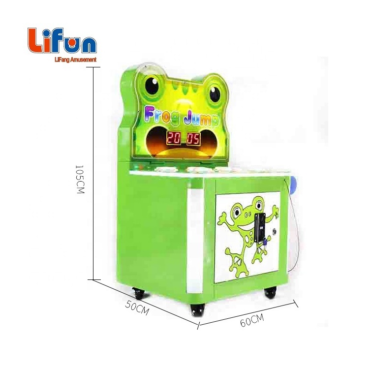 Whack-a-Mole 2 Players kids redemption game machine indoor coin operated Crazy Frog Hammer Hit Arcade Game Machine for child