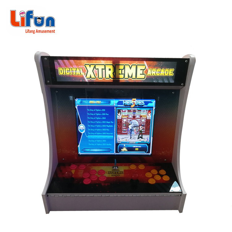 2 player bartop style coin operated classic arcade game machine