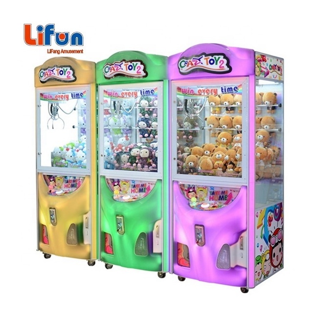 Factory Wholesale Coin Operated Prize Vending claw Game Machine  Arcade doll gift Crane Toy Claw game Machine Malaysia