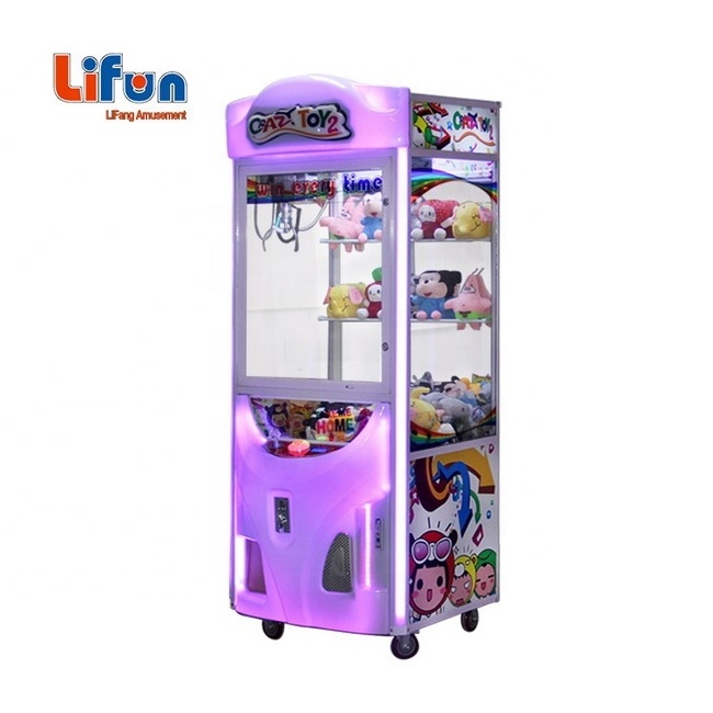 Factory Wholesale Coin Operated Prize Vending claw Game Machine  Arcade doll gift Crane Toy Claw game Machine Malaysia