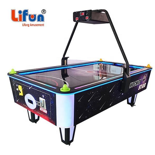 Factory Wholesale Electric Indoor Coin Operated Air Hockey arcade Game Machine 2 players amusement Air Hockey Table for kids