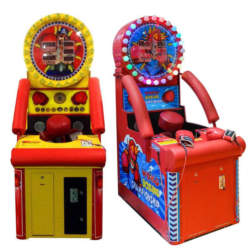 factory cheap indoor adult coin operation ultimate big punch boxing game machine adult electronic boxing machine for sale