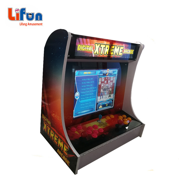 2 player bartop style coin operated classic arcade game machine