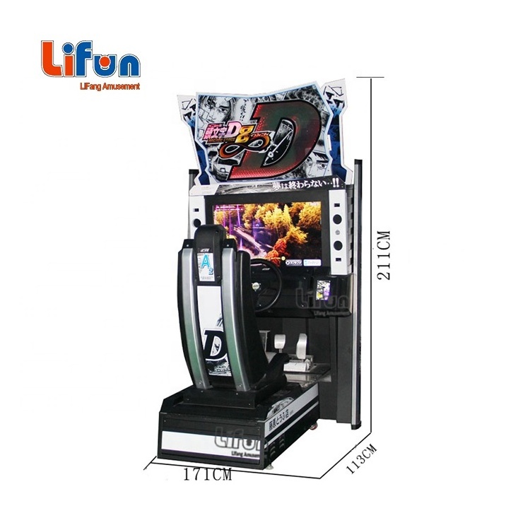 Low Price India Electronic race game machine Coin Operated Initial D 8 Arcade Car Racing Game Machine For Game Center