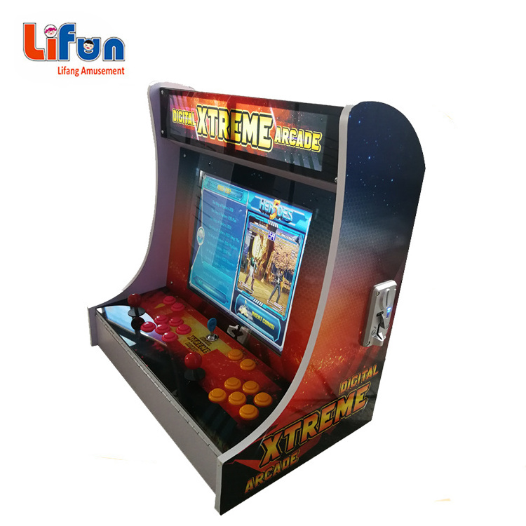 2 player bartop style coin operated classic arcade game machine