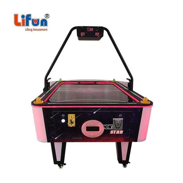 Factory Wholesale Electric Indoor Coin Operated Air Hockey arcade Game Machine 2 players amusement Air Hockey Table for kids