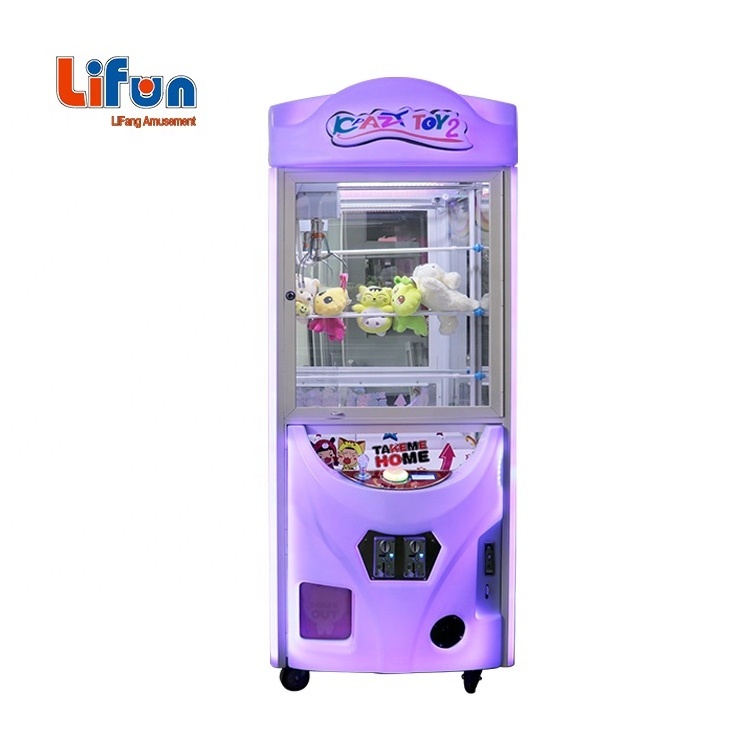 Factory Wholesale Coin Operated Prize Vending claw Game Machine  Arcade doll gift Crane Toy Claw game Machine Malaysia