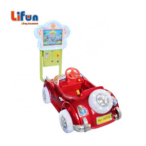 Coin Operated 3D Kiddie Ride Game Simulator Arcade Kids Motor Video Racing Game Machine For children