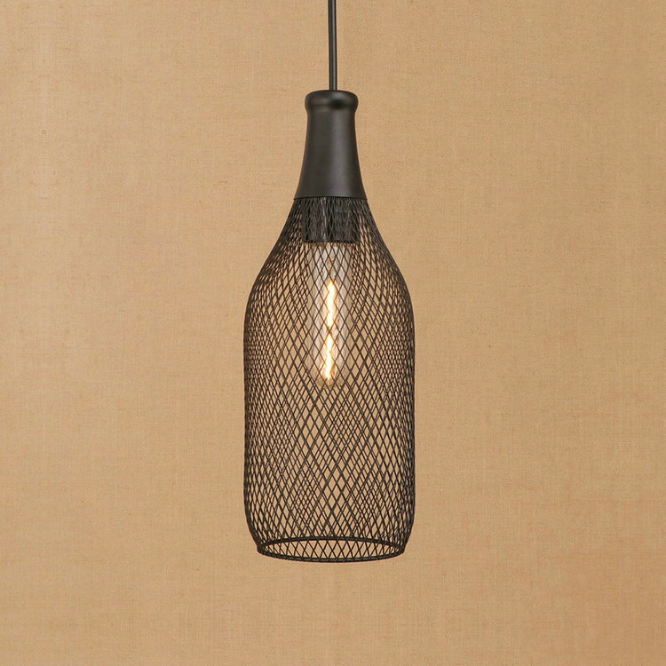 Loft style Nordic Wire Cage Industrial Metal Pendant Light