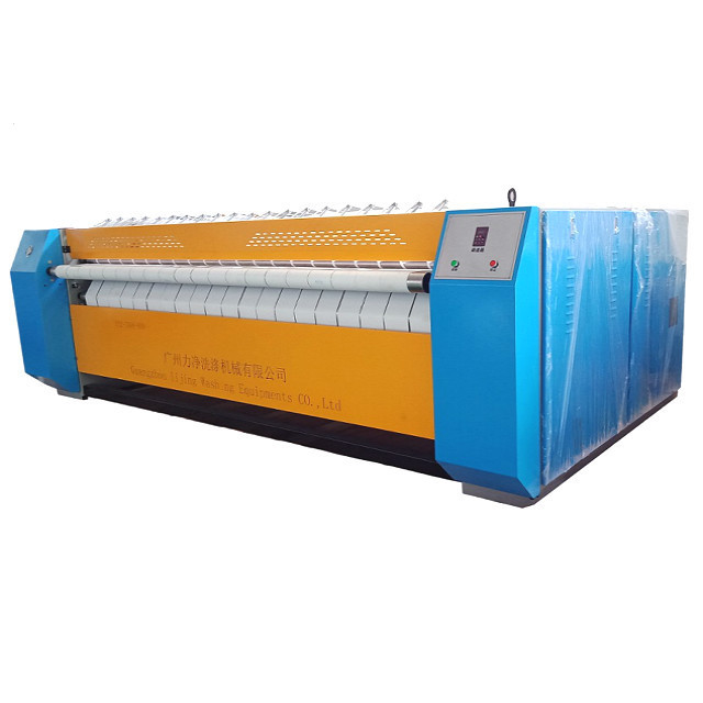 2023 automatic ironing machine flatwork ironer for ironing bed sheet stainless steel drum roller