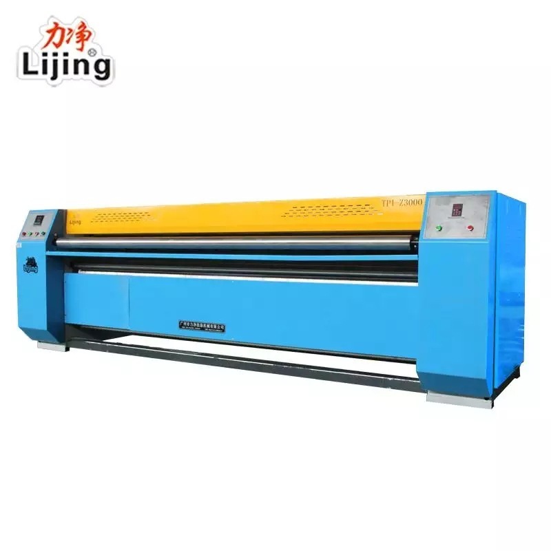 2023 automatic ironing machine flatwork ironer for ironing bed sheet stainless steel drum roller