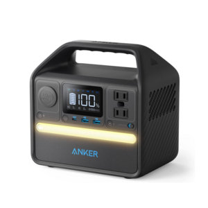 Anker 521 Portable Power Station 200w 6-Port PowerHouse Solar Panels that Can Power a House Battery