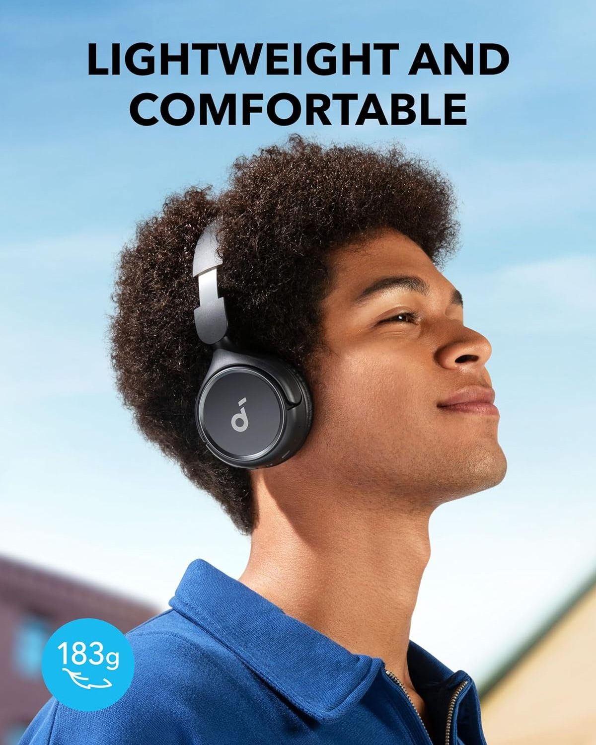 Anker Soundcore H30i Wireless On-Ear Headphones Foldable Design Pure Bass 70H Playtime Bluetooth 5.3 Lightweight and Comfortable