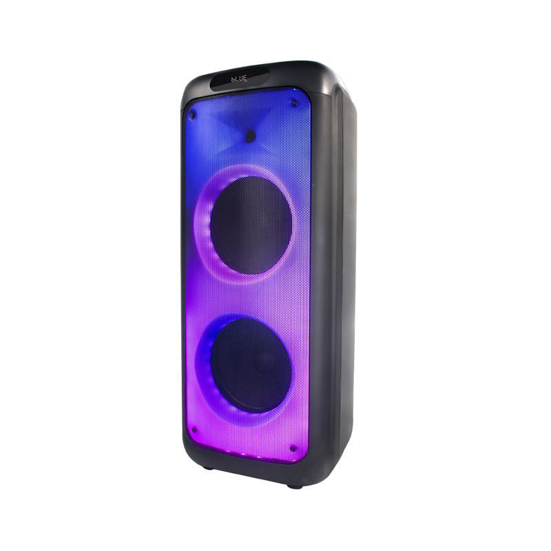 hot selling Dual 10 inch partybox 80 watts big bluetooth party speaker with mic