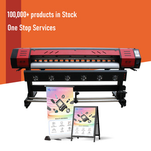 In Stock 1.8m Inkjet indoor Outdoor advertising printing machine I3200 eco solvent printer Photo I3200 Large Format Dtf Printer