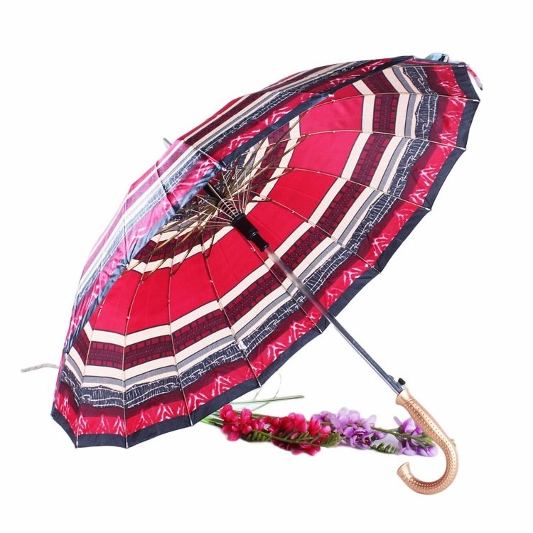 Indian Bangladeshi Umbrella 16k Satin Umbrella With Black Strong Umbrella Frame