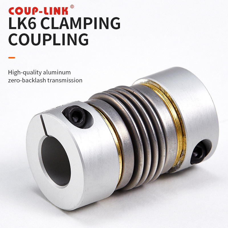 COUP-LINK Hot Selling helical rotex miniature clamp flexible bellow shaft coupling