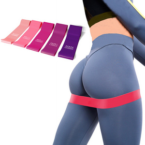 Training Fitness Gum Exercise Bands Gym Strength Resistance Bands Pilates Sport Rubber Fitness Mini Bands Workout Equipment