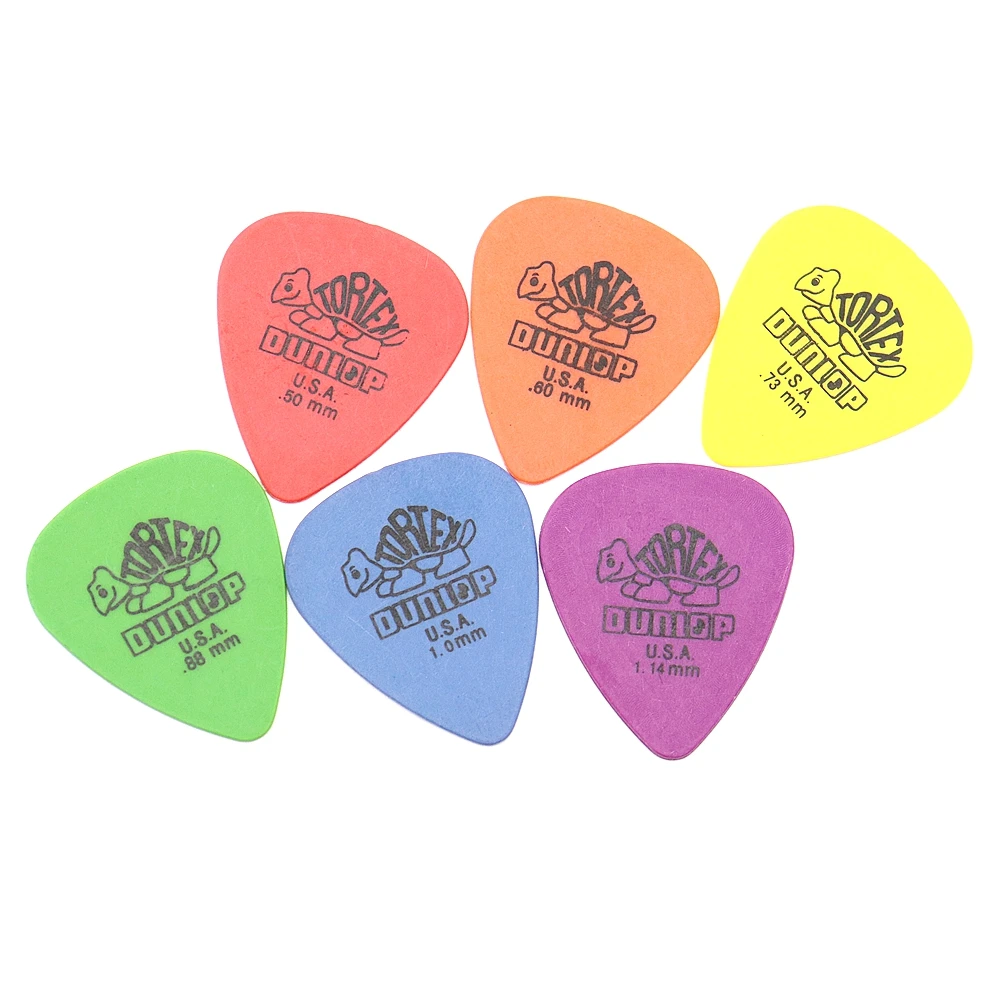 Dunlop Guitar Picks Jazz Plectrum Mediator 1.14/0.88/0.5mm for Bass Acoustic Electric Classic Guitar Escolhas de Guitarra