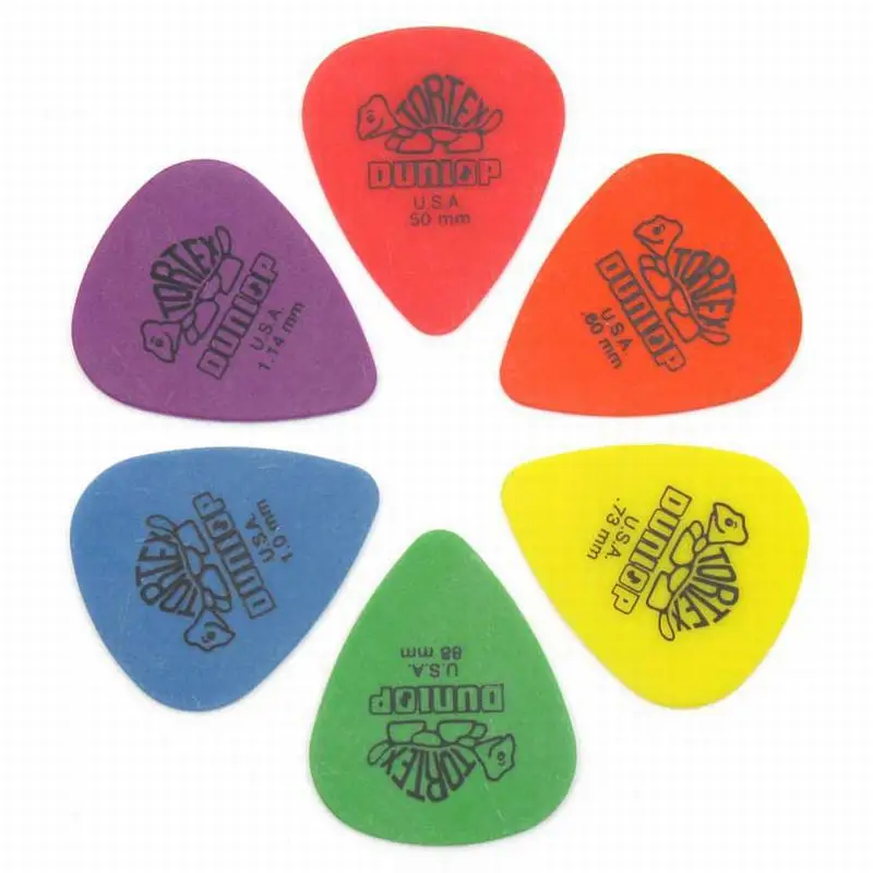 Dunlop Guitar Picks Jazz Plectrum Mediator 1.14/0.88/0.5mm for Bass Acoustic Electric Classic Guitar Escolhas de Guitarra