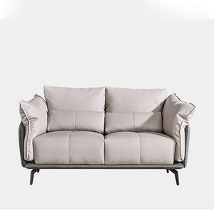 Wholesale factory cheap leather small sofa set high quality queen anne sofa set for living room