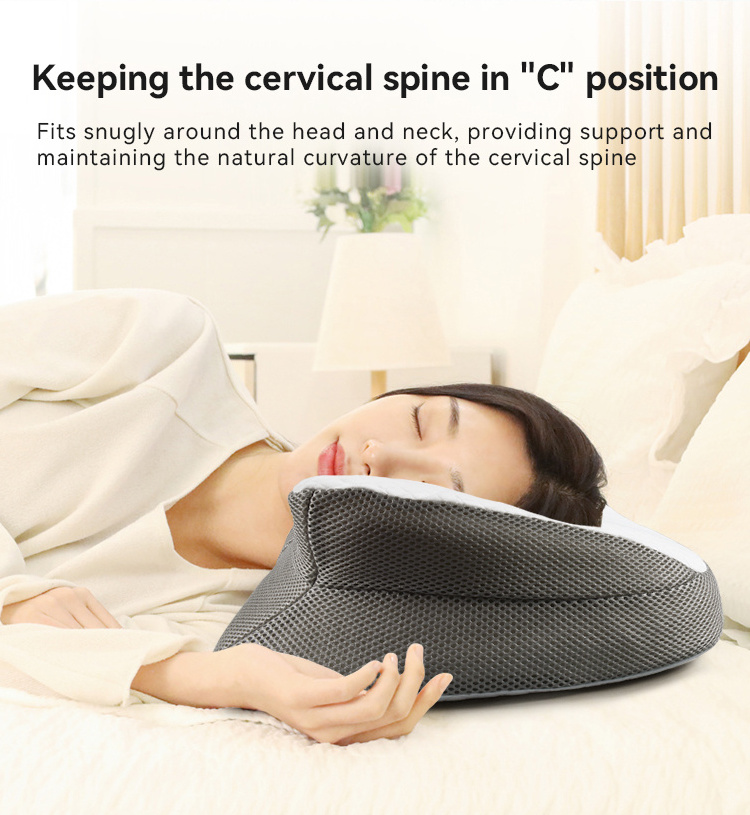 Memory Foam Pillow Ergonomic Orthopedic Contour Support Pillow for Side Sleepers, Back and Stomach Sleepers