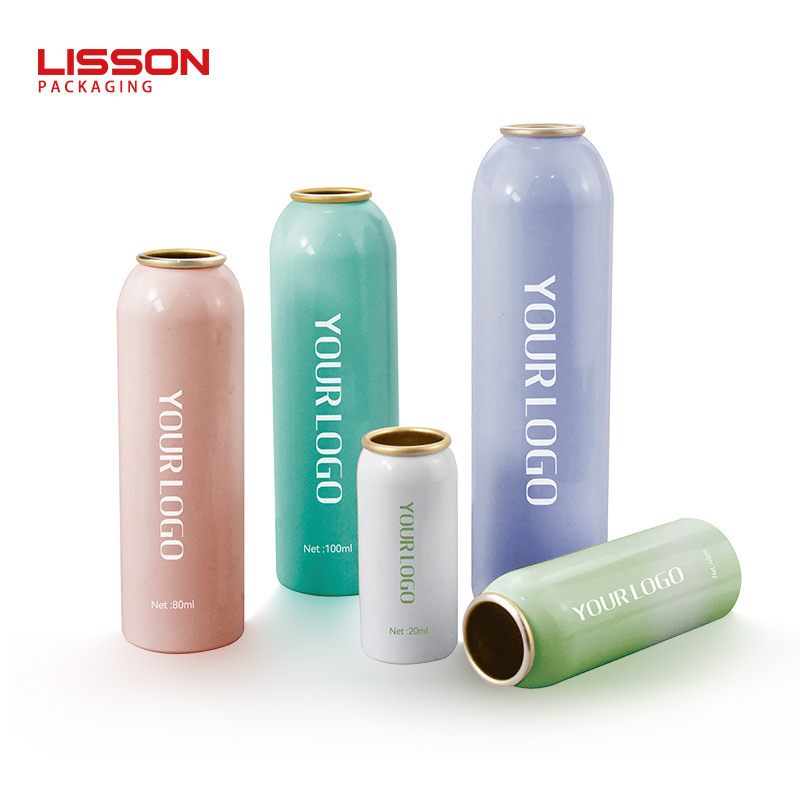 Buy Bulk Cosmetic Aluminum Cans Wholesale Custom High Quality Cosmetic Packaging Aluminum Refillable Aerosol Spray Can