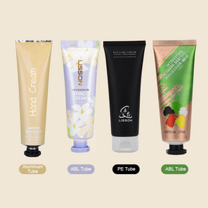 Custom Squeeze Hand Cream Packaging Cosmetic Plastic Soft Tube Plastic Soft Squeeze Skincare Packaging Tube For Hand Cream