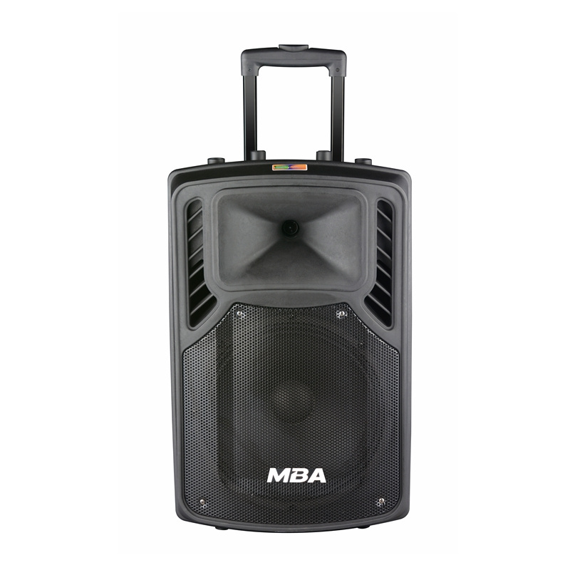 MBA retro BT speaker high power 15 inch woofer professional active speaker bocinas BT usb speaker portable