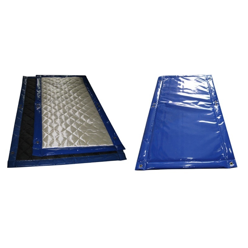 Exterior sound dampening acoustic blankets grommets acoustic blanket