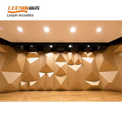 Interior Sound Acoustic Diffuser 3D Wall Panel Studio Equipment Wood Diffuser Acoustic Panels