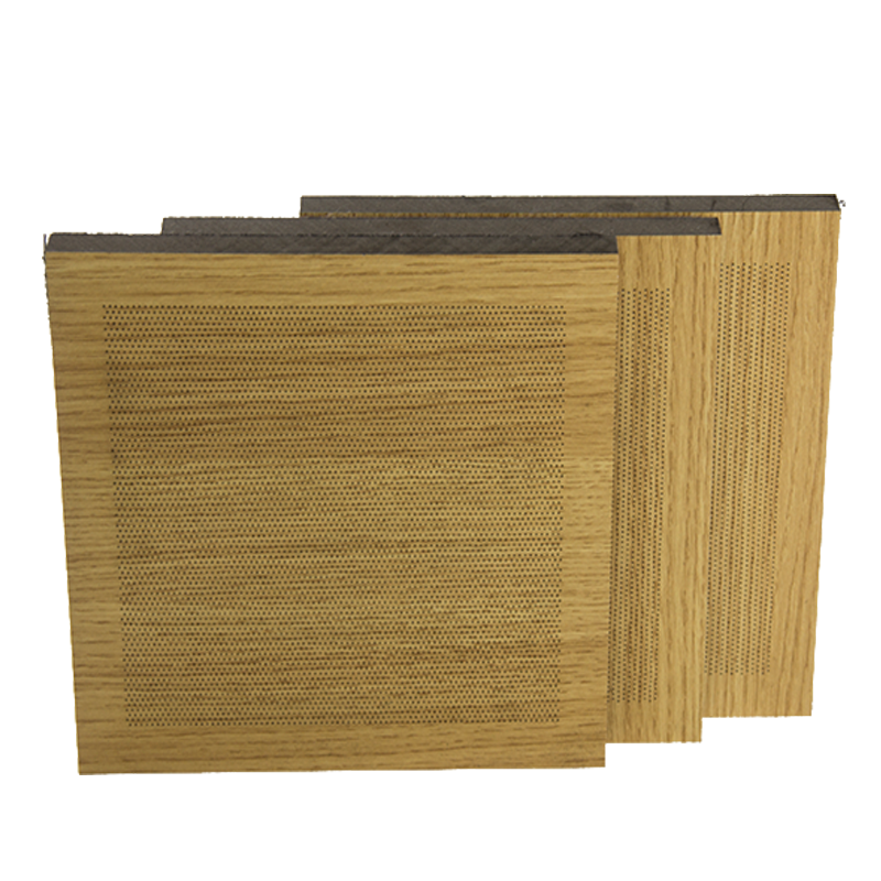 Noise Reduction Fire Retardant MDF Board Micro Perforated Wood Acoustic Panels Wood Wall Panel