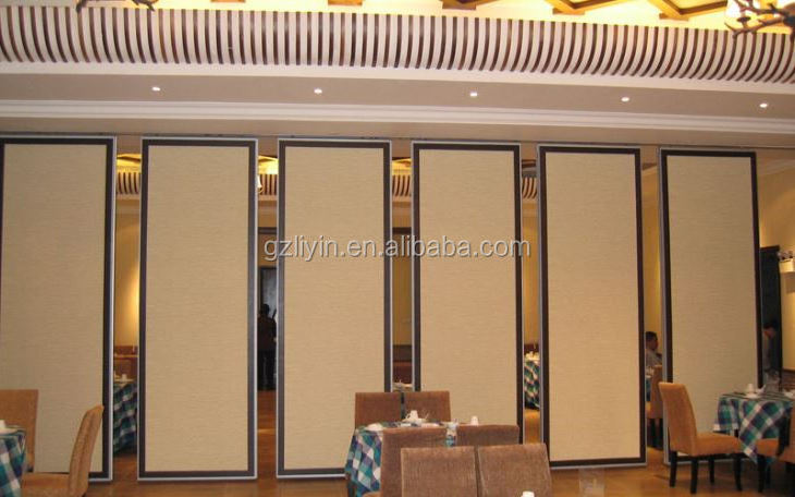 Hall Room Foldable Lightweight Hotel Dividing Sound Proof Movable Hotel Partition Walls Movable Dividers for Rooms Hotel