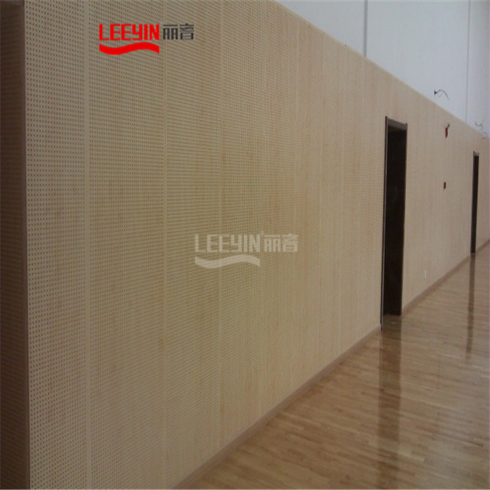 Noise Reduction Fire Retardant MDF Board Micro Perforated Wood Acoustic Panels Wood Wall Panel