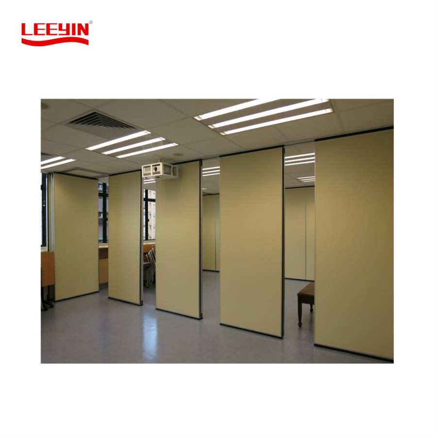 Movable Room Partitions Divider Soundproof Acoustic Panel Retractable System Sliding Wall Partition Doors