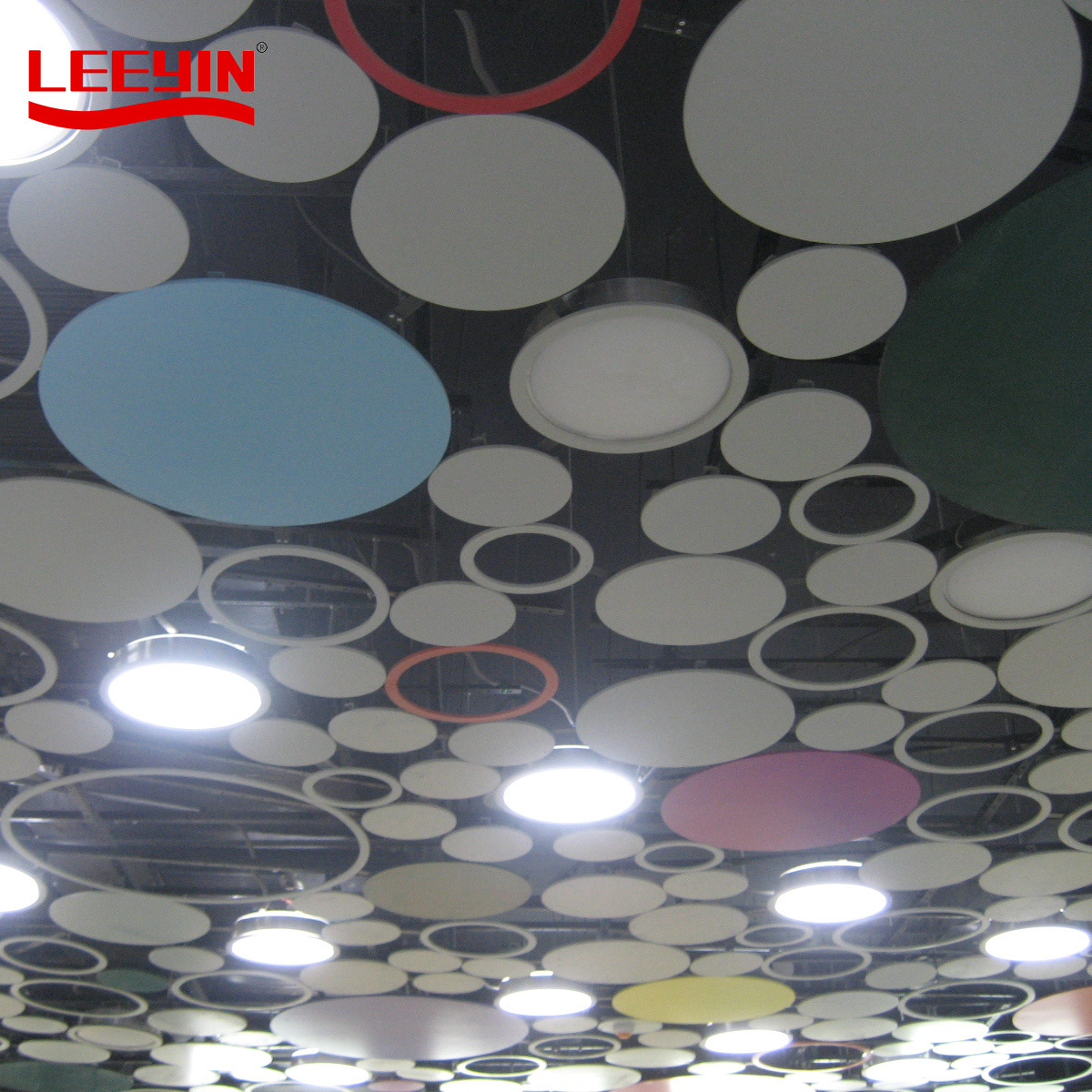 Factory Customized Fiberglass Acoustic Ceiling Tiles Sound Absorption Glass Wool Acoustic Panel