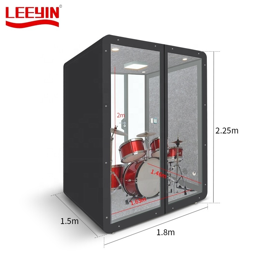 New Style Sound Booth Vocal Booth for Office School Soundproof Acoustic Booth