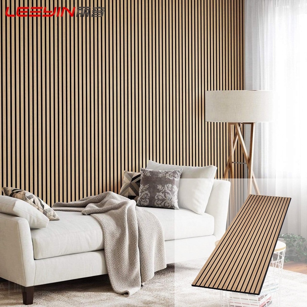 Interior Decoration Akupanel Oak Wood Slat Panel Wall Panel Wandpaneel Acoustic Panel