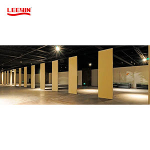 Movable Room Partitions Divider Soundproof Acoustic Panel Retractable System Sliding Wall Partition Doors