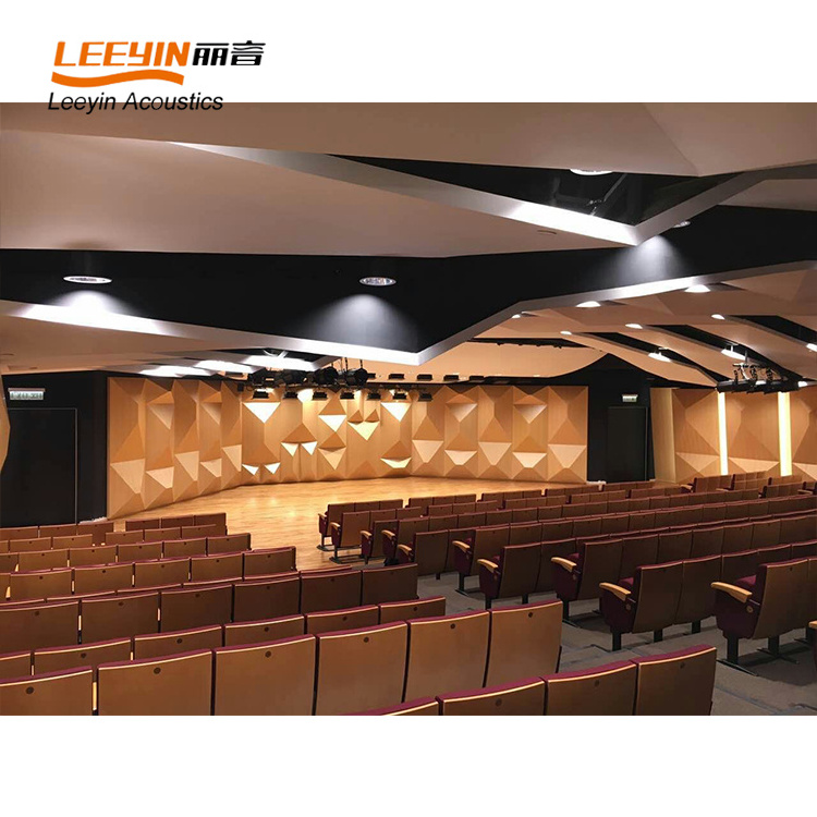 Interior Sound Acoustic Diffuser 3D Wall Panel Studio Equipment Wood Diffuser Acoustic Panels