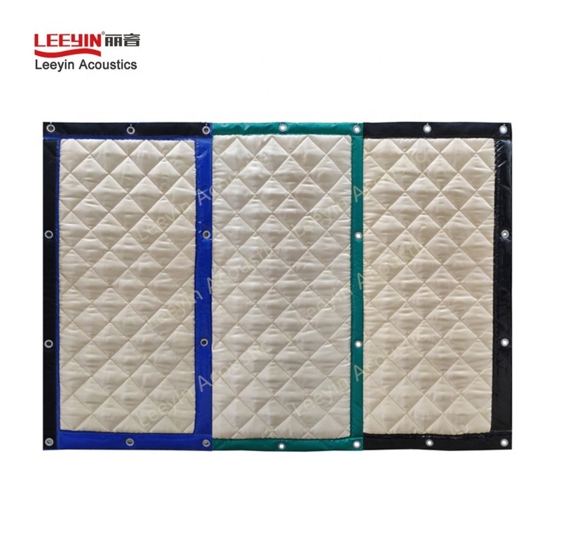 Noise Sound Insulation Blanket Construction Safety PVC Barriers Curtain Blocking Fence Barrier Sound Acoustic Barrier